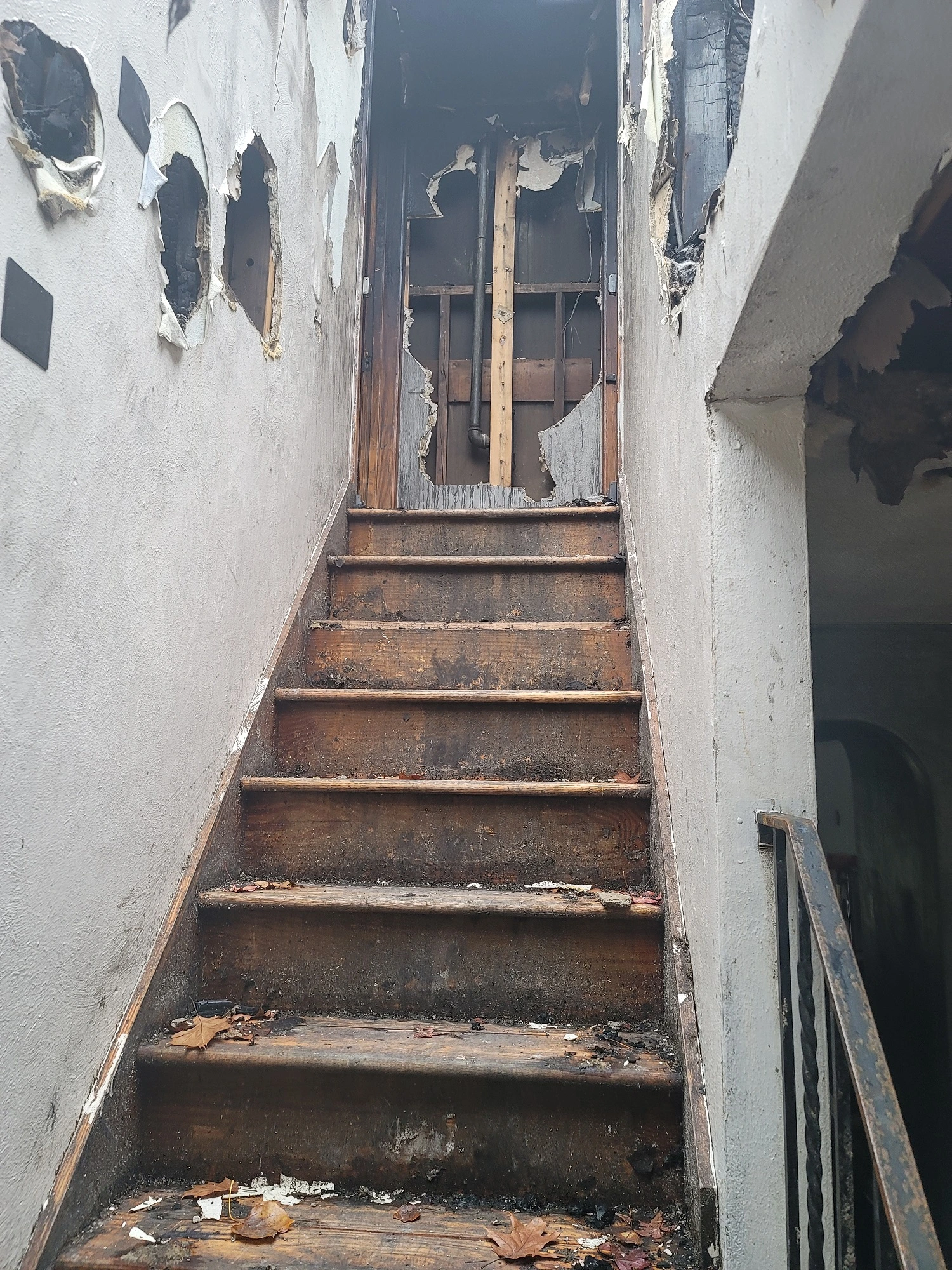 Burned down house in maryland